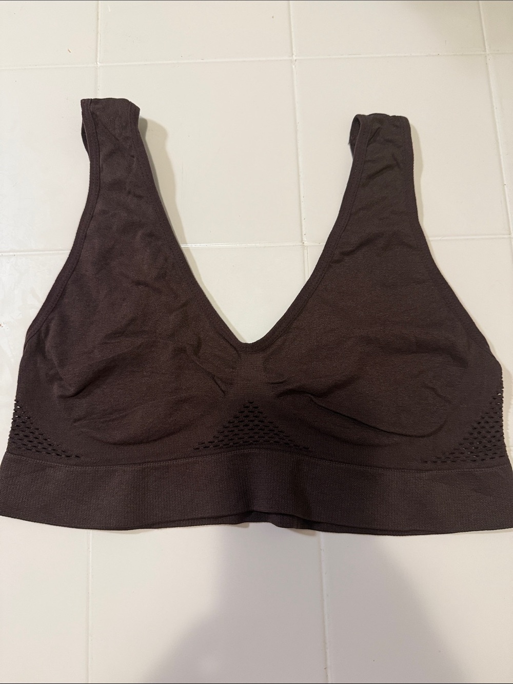 Seamless Comfort Wireless Bralette - Brown